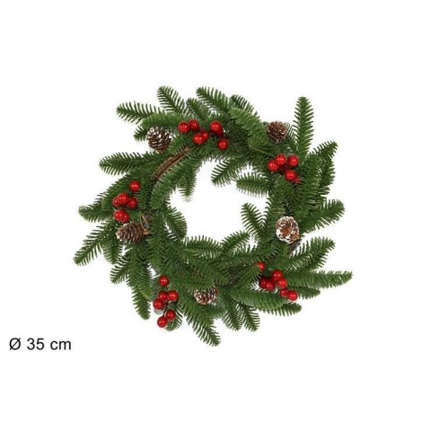 DIETROPORTA PVC CBACCHE E PIGNE 35CM